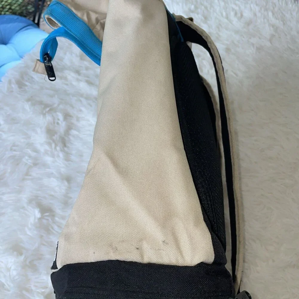 New Balance Track and Field Nationals 2021 Roll Top Backpack Beige Black Blue
